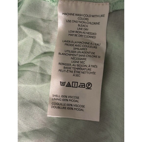 Anthropologie Somerset Maxi Halter Edition Dress Sz XXSP Green - Picture 9 of 9